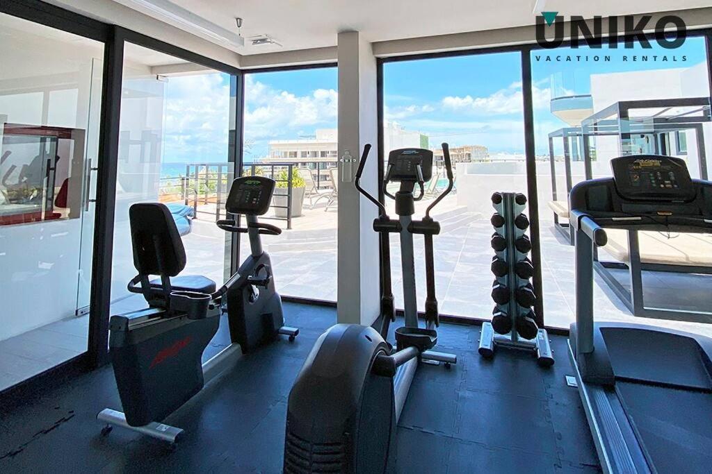 1 Block To The Beach 2Br 6Pax Rooftop Pool King Bed Playa del Carmen Dış mekan fotoğraf