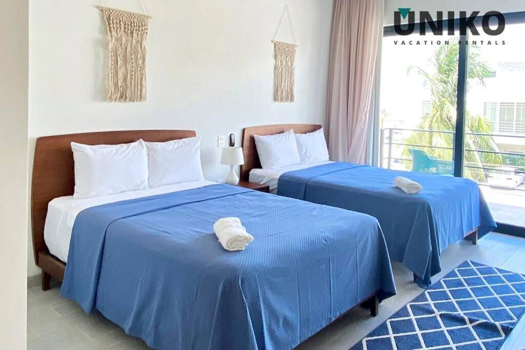 1 Block To The Beach 2Br 6Pax Rooftop Pool King Bed Playa del Carmen Dış mekan fotoğraf
