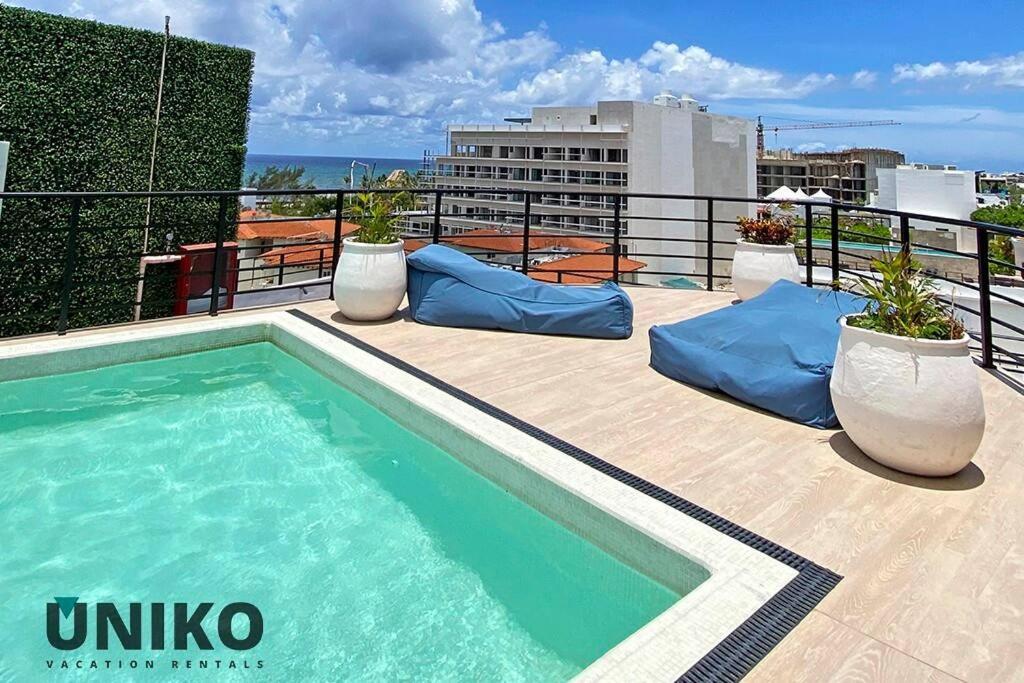 1 Block To The Beach 2Br 6Pax Rooftop Pool King Bed Playa del Carmen Dış mekan fotoğraf