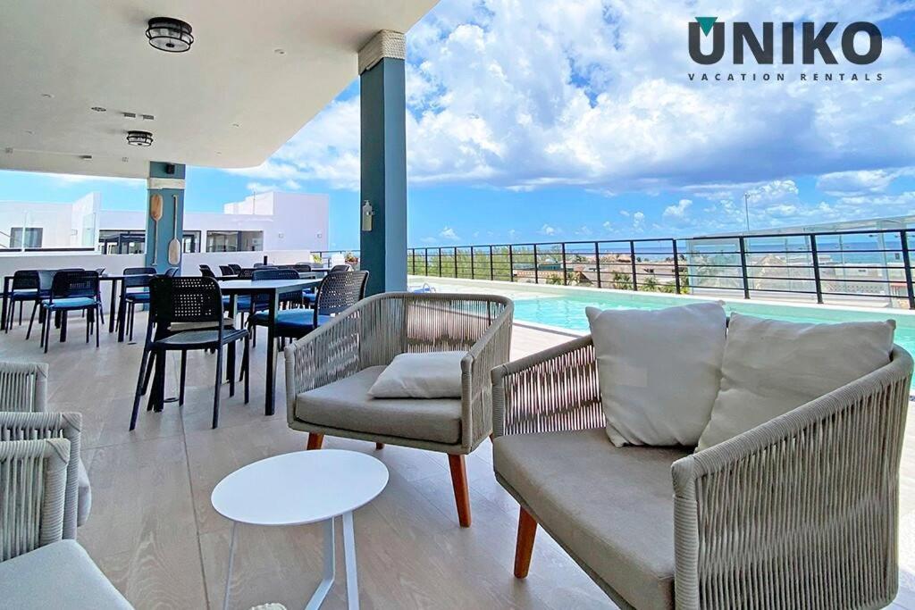 1 Block To The Beach 2Br 6Pax Rooftop Pool King Bed Playa del Carmen Dış mekan fotoğraf